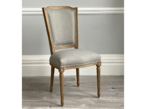 Set of 8 Halland Upholstered Dining Chairs in Arran Granite
