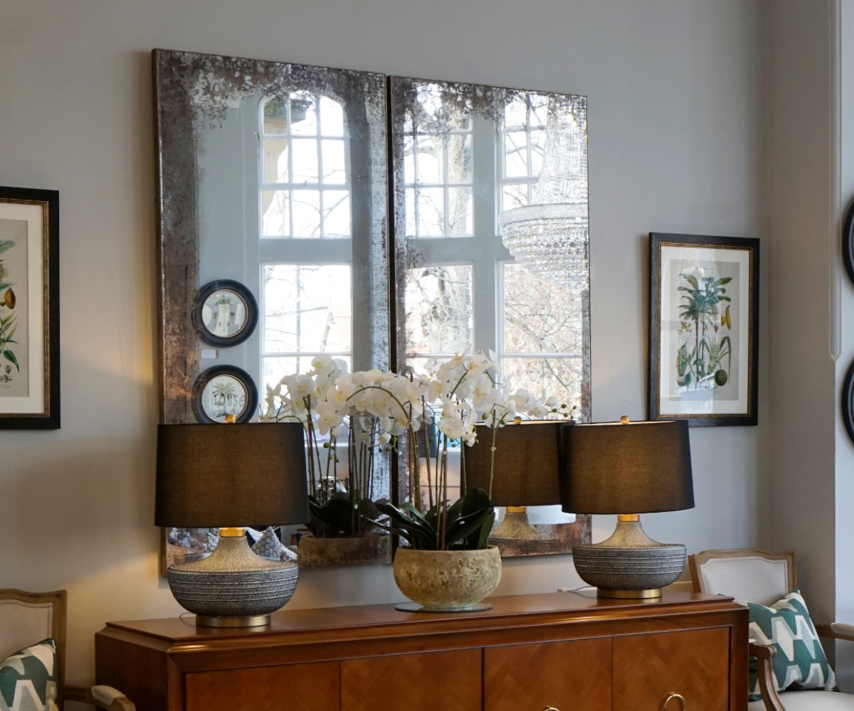Sydney Mirror with Distressed Edge, 153x77cm