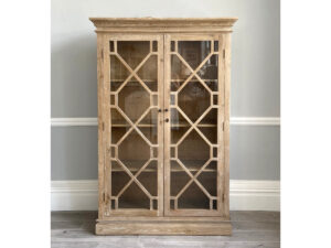 Vermont 2 Door Oak Low Display Cabinet