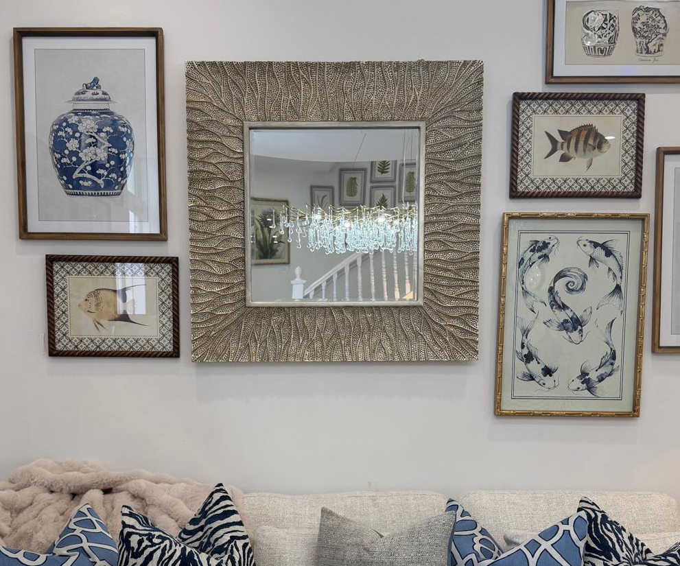 Square Tidal Wave Mirror
