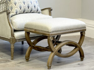 Ebba Dressing Table Stool in Porridge