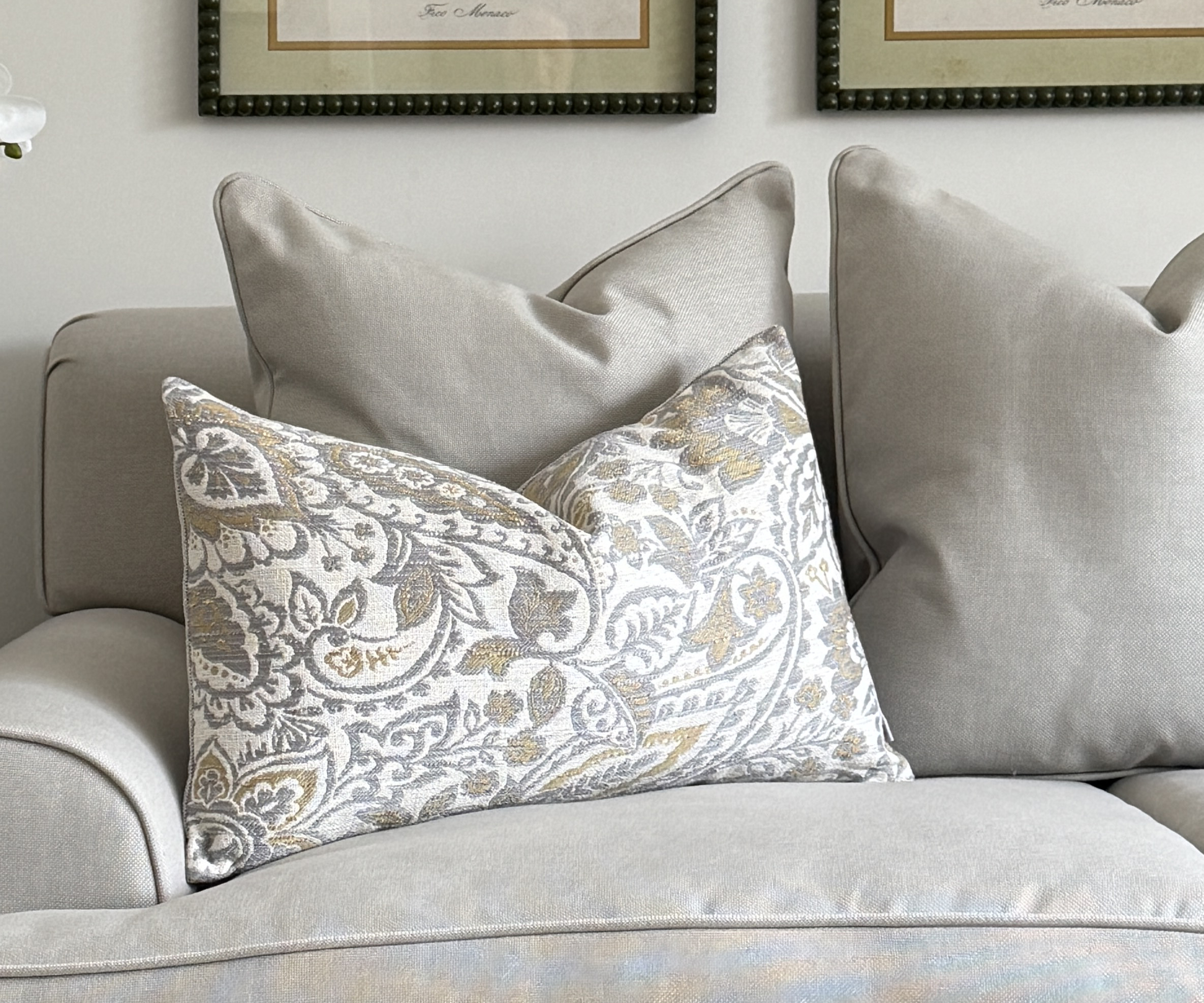 Cushion - Eleonora Saffron 59x36cm