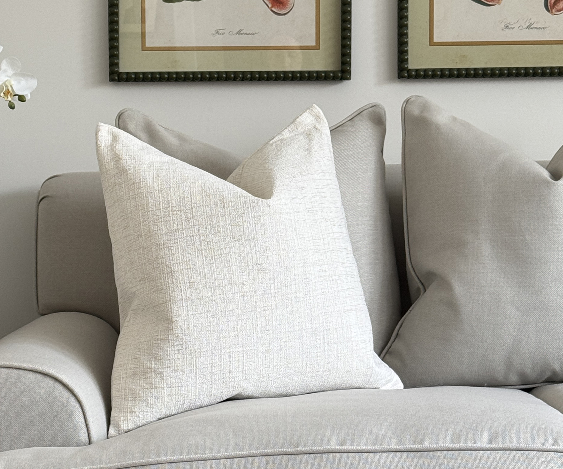 Cushion - Porto Chalk 50x50cm