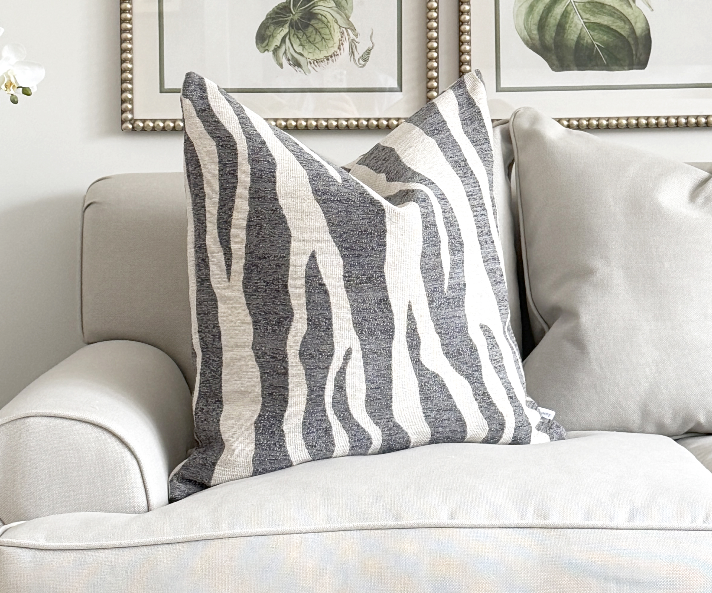 Cushion - Madagascar Steel 56x56cm