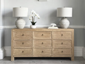 Reclaimed 9 Drawer Sideboard, 180cm