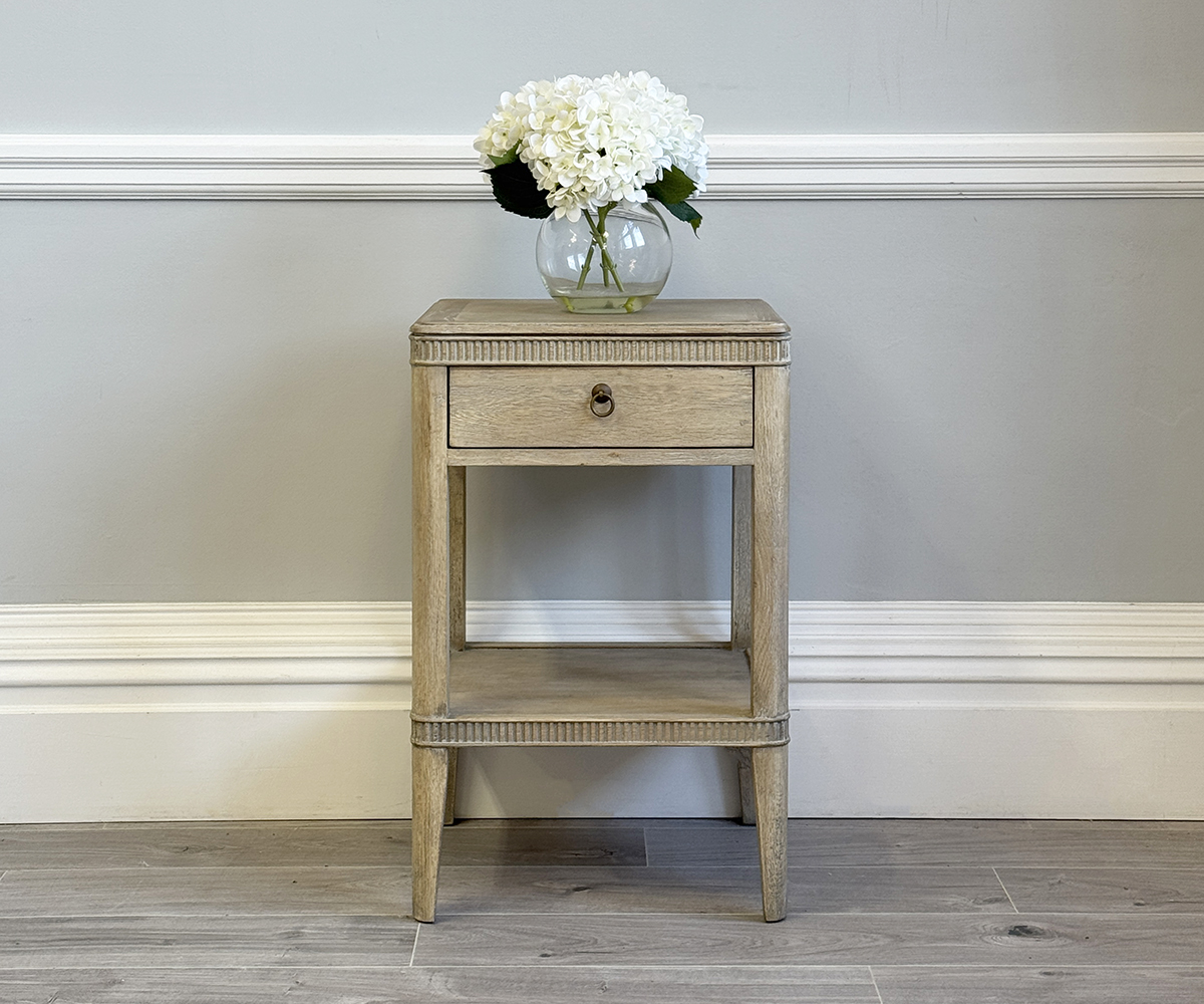 Gustavian Oak Nightstand