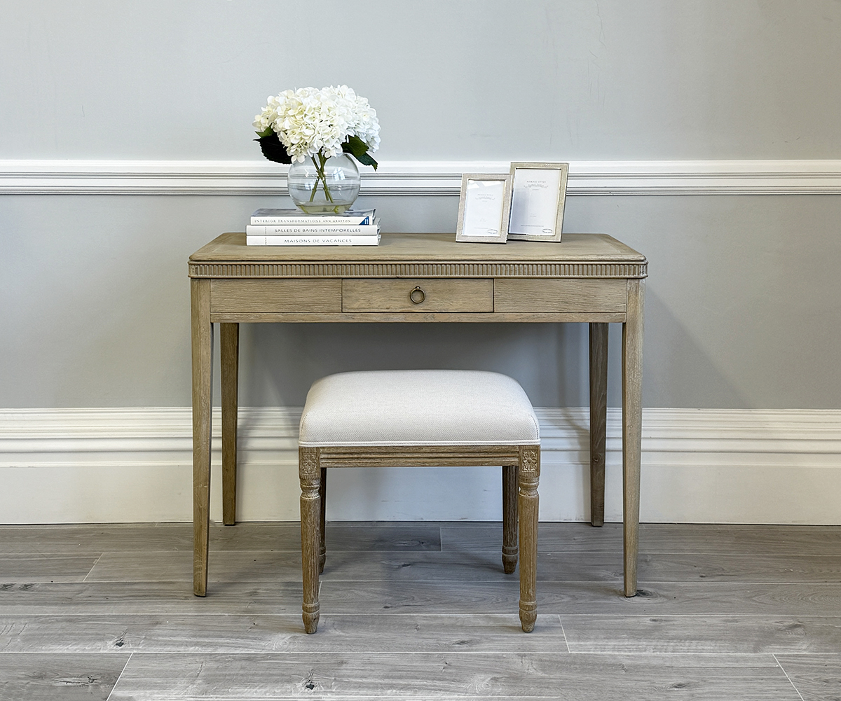 Gustavian Oak Writing Desk