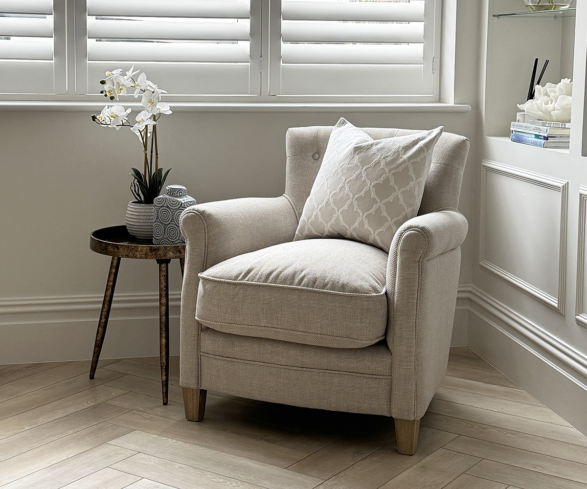 Karine Armchair in Porridge
