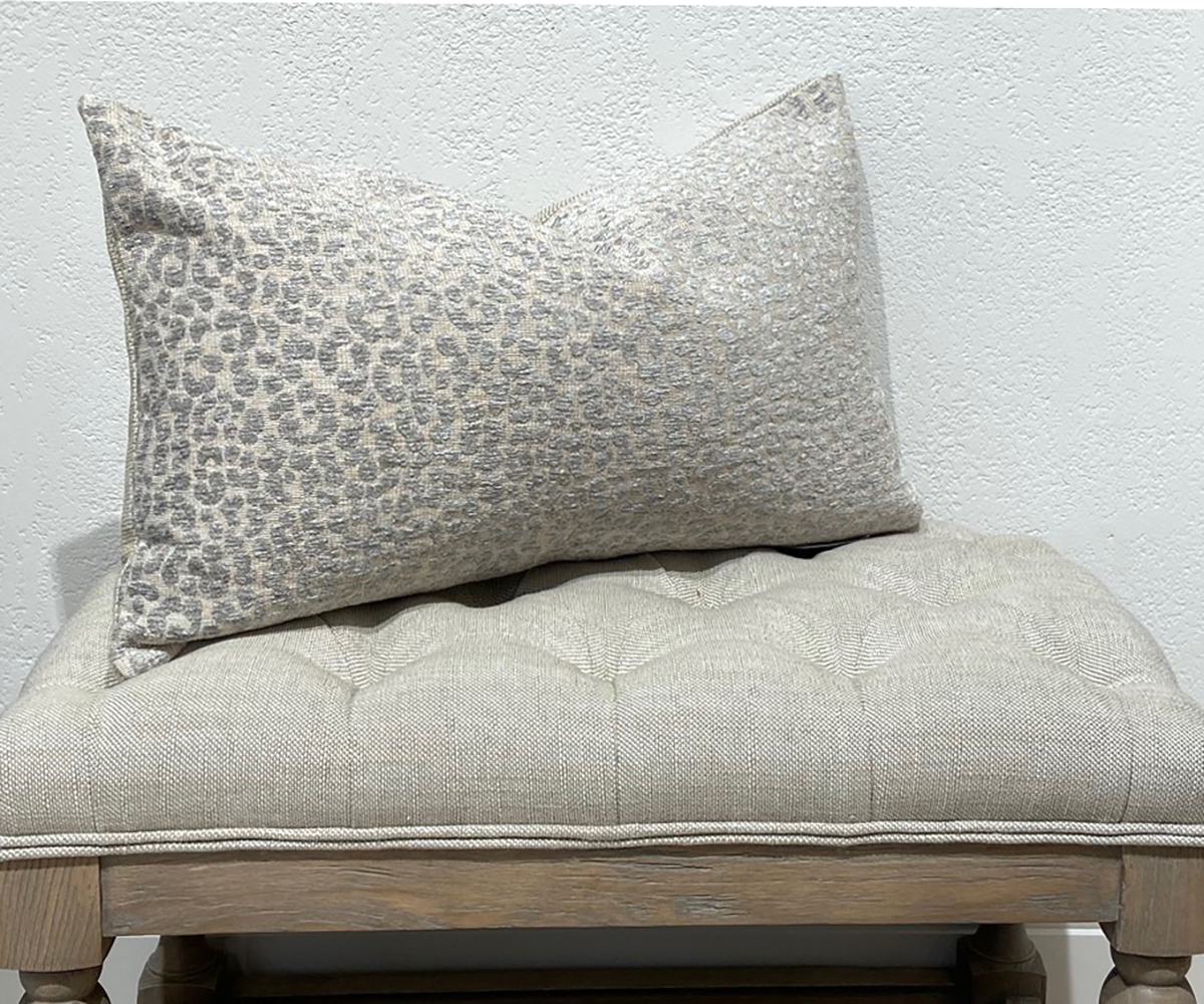 Cushion - Wildcat Silver 59x36cm
