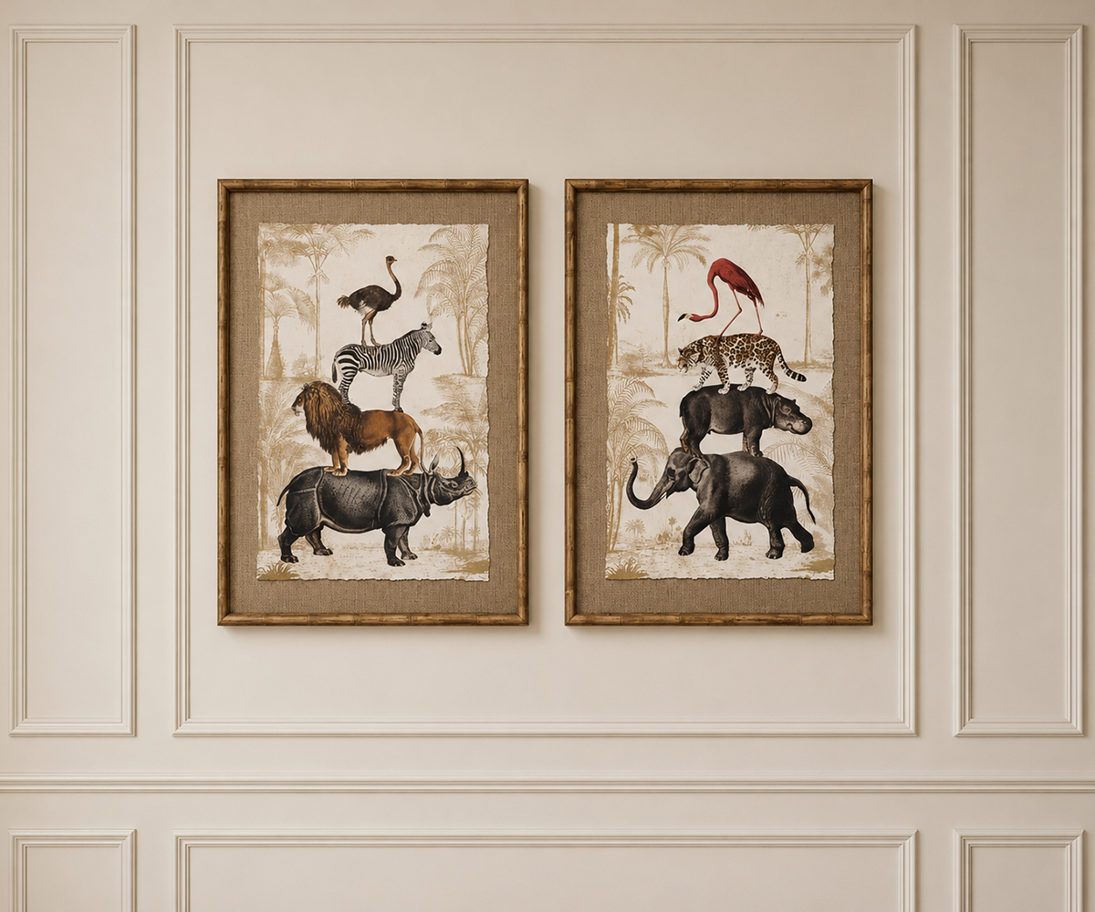 Set of 2 Framed Prints - In The Wild