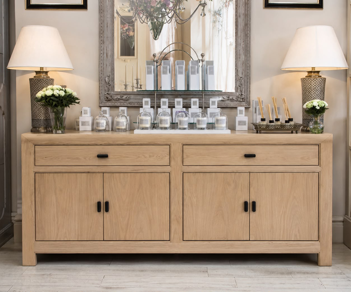 Hamptons 4 Door 2 Drawer Sideboard
