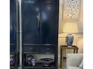 Oriental Style Mei 2 Door Cabinet in Indigo
