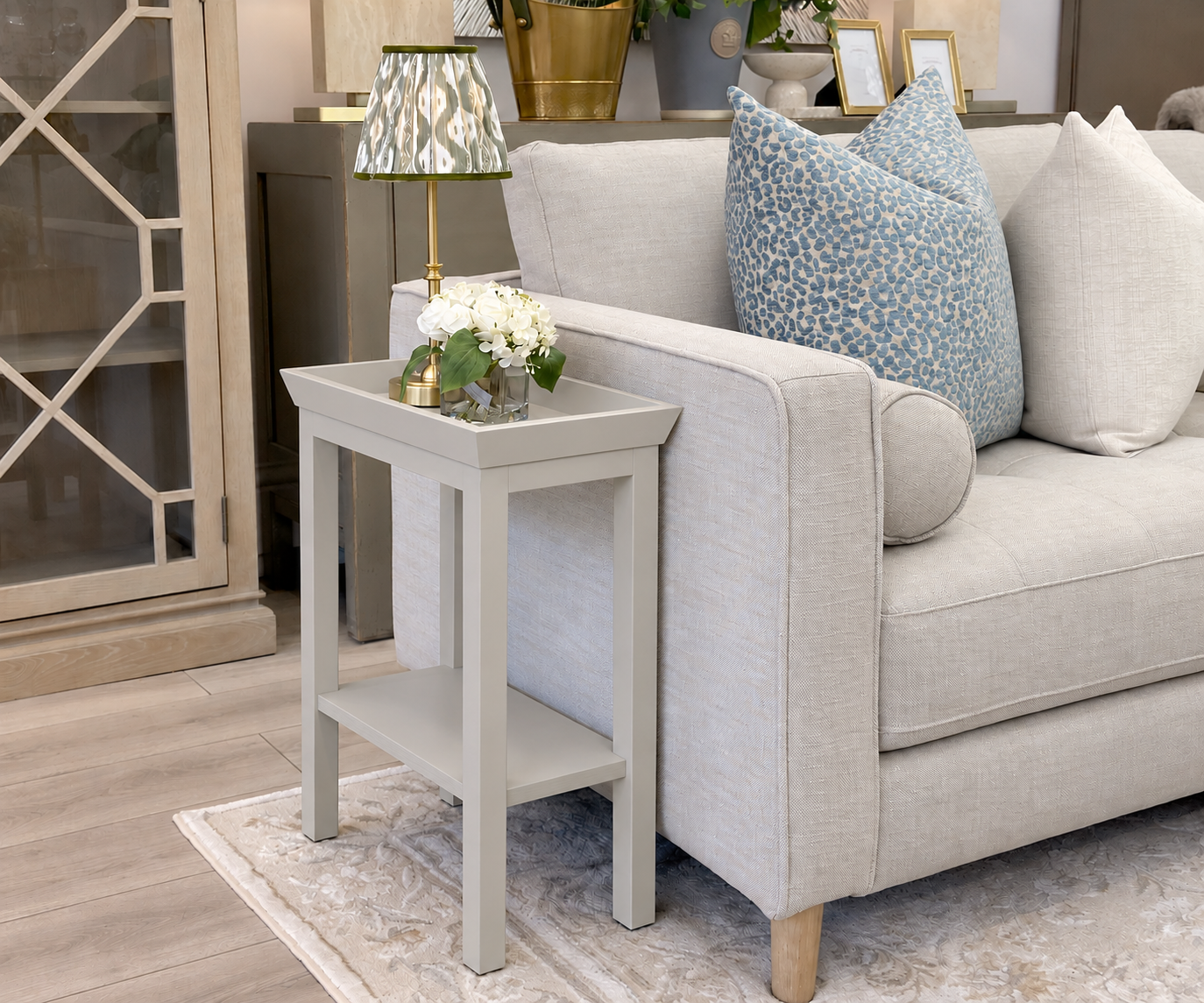 Gustavian Sofa Side Table - Small