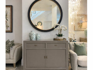 Oriental Style Mei 2 Door 2 Drawer Sideboard in Grey