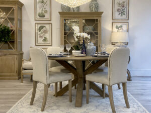 Harrison Round Dining Table,140cm