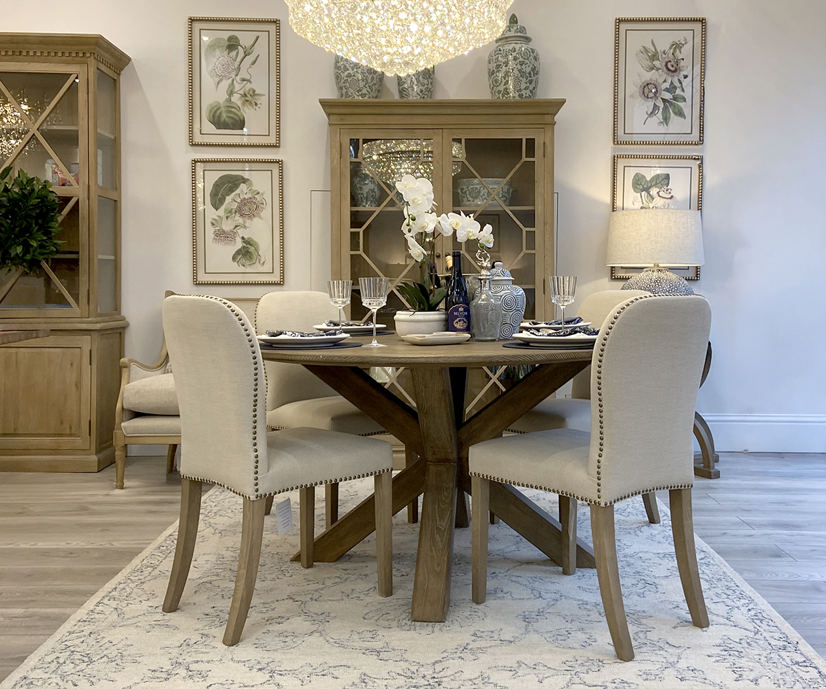 Harrison Round Dining Table,140cm