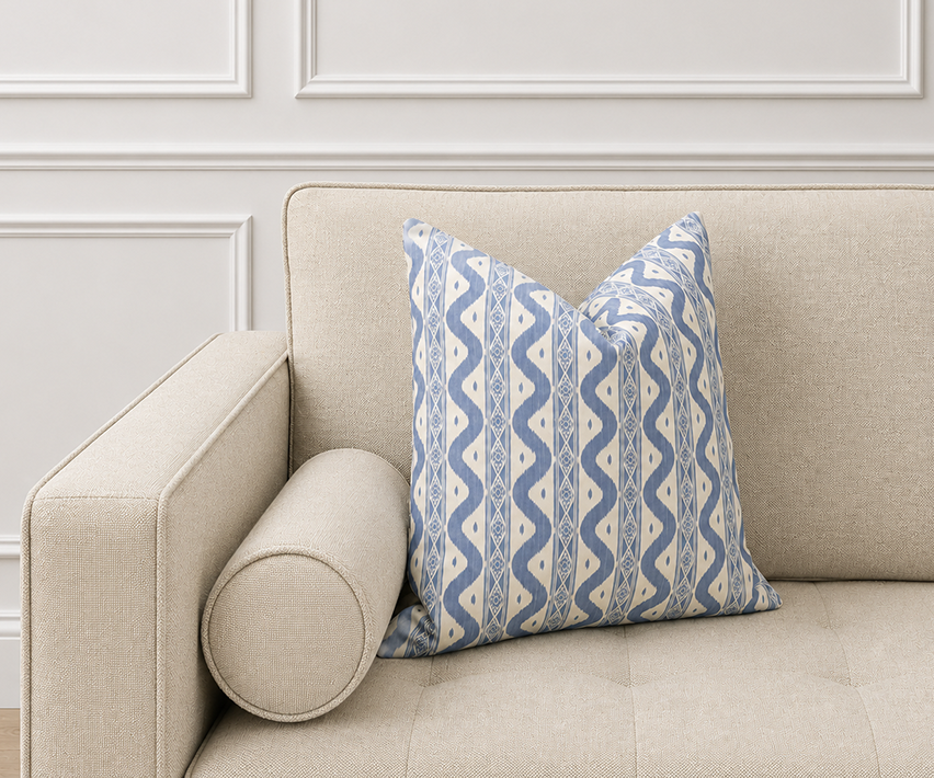 Cushion - Ikat Denim 45x45cm