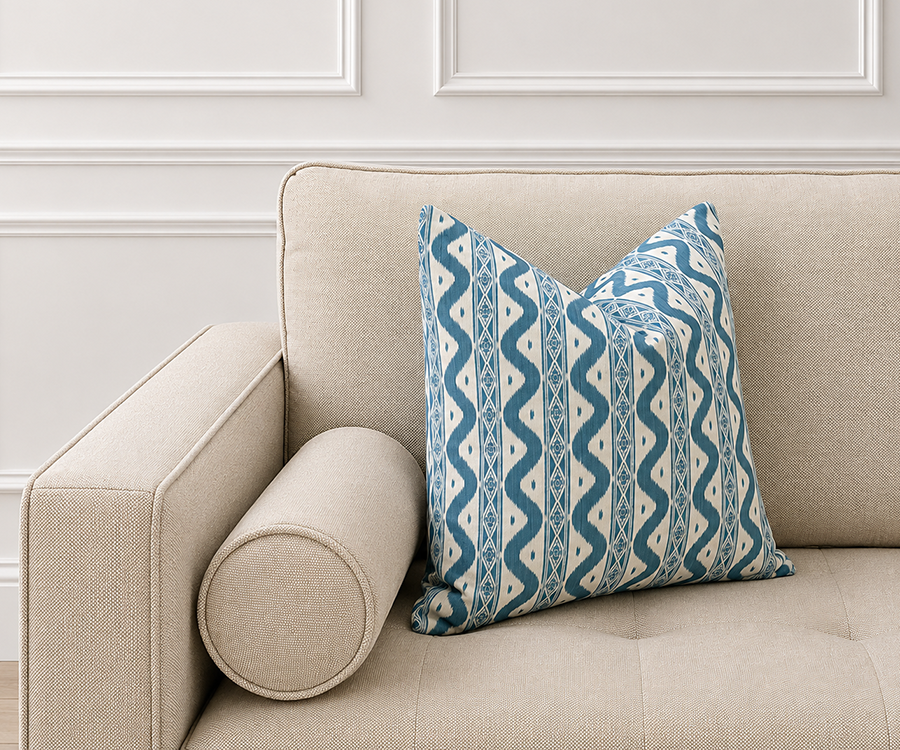 Cushion - Ikat Sea 45x45cm