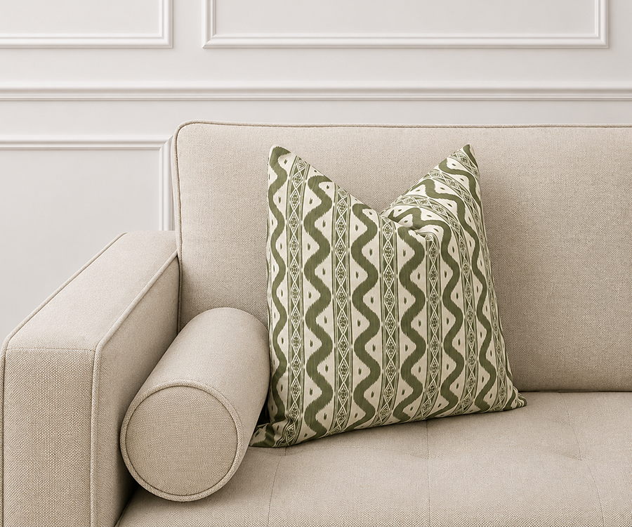 Cushion - Ikat Olive 45x45cm