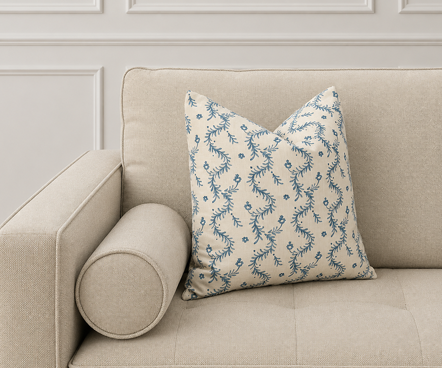 Cushion - Sprig Blue 45x45cm