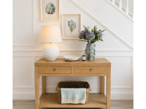 Hampstead Reclaimed Wood 2 Drawer Console Table, 120cm
