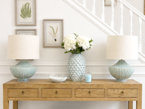Beatrice Bobble Vase - Barely Blue