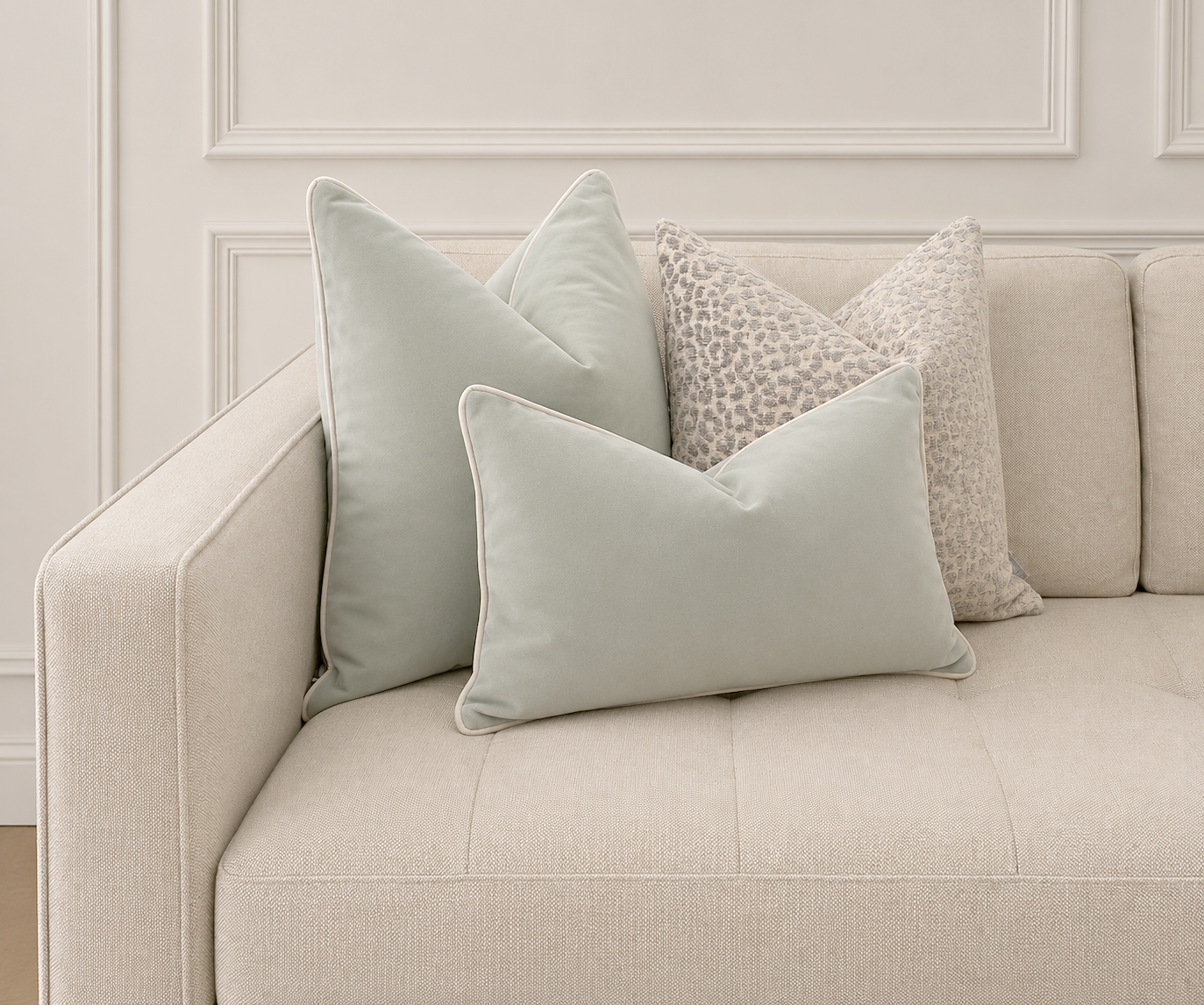 Cushion - Cuddles Eau De Nil 30x45cm