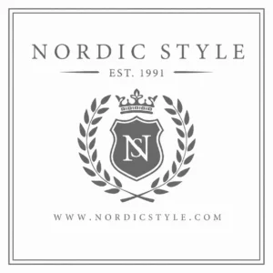 nordic style logo stacked square