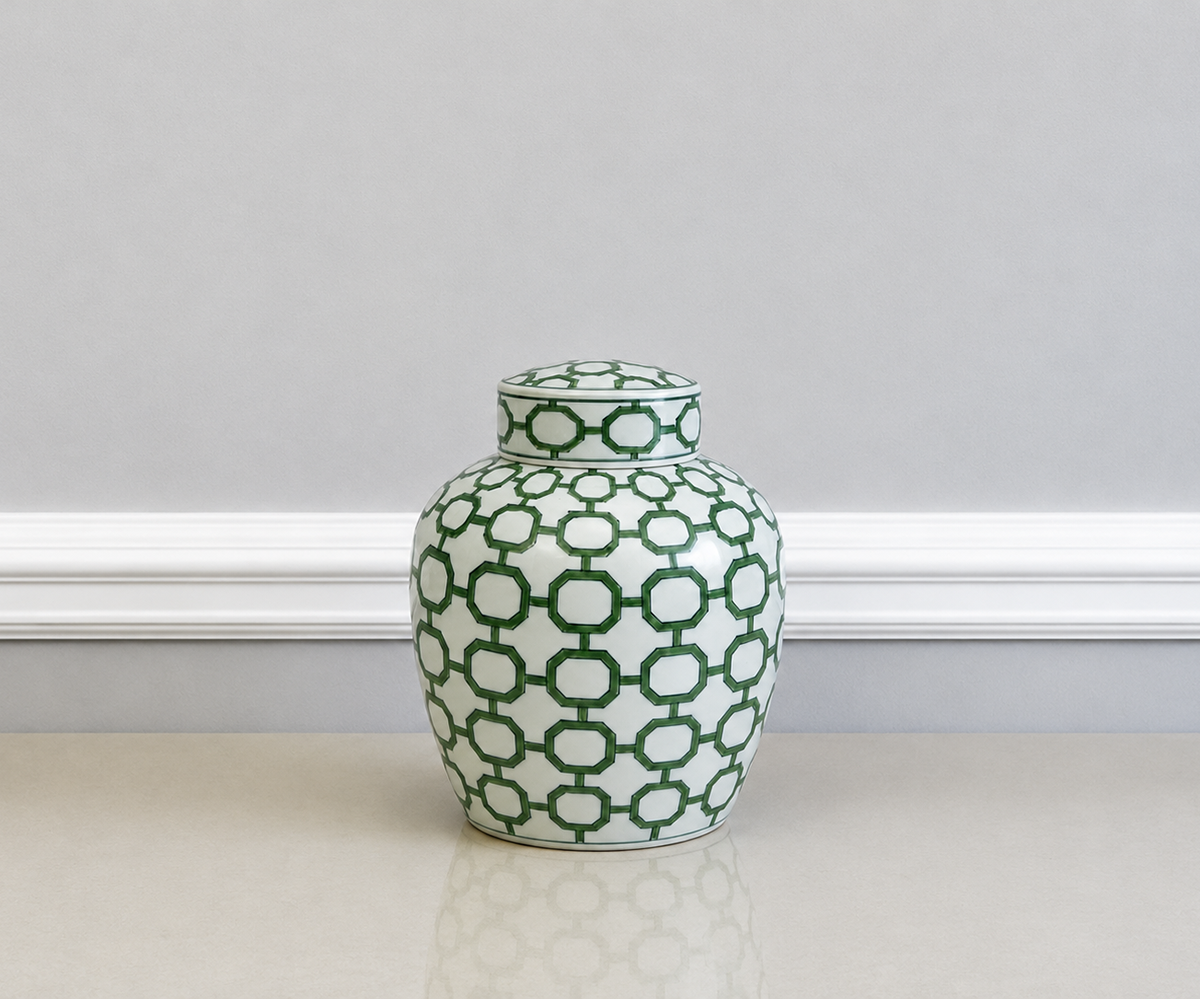 8.5" Sorrento Lattice Jar with Flat Lid