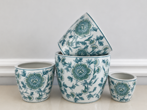 Moutan Peony Plant Pot - Tropical (Set of 4)