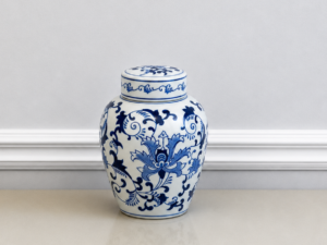 Small 8" Mandarin Jar with Lid