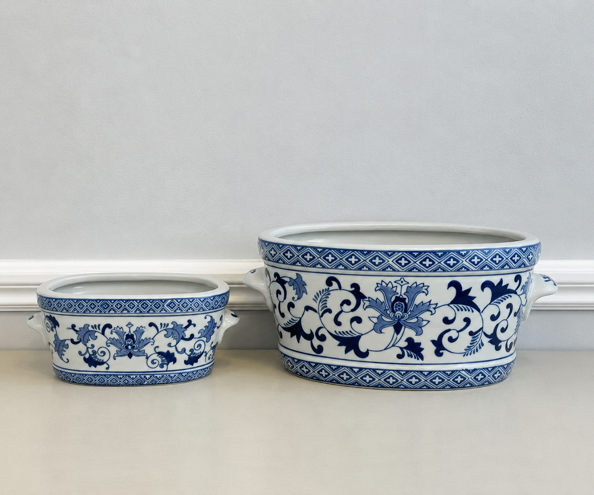 Mandarin - Set of 2 Oval Planters