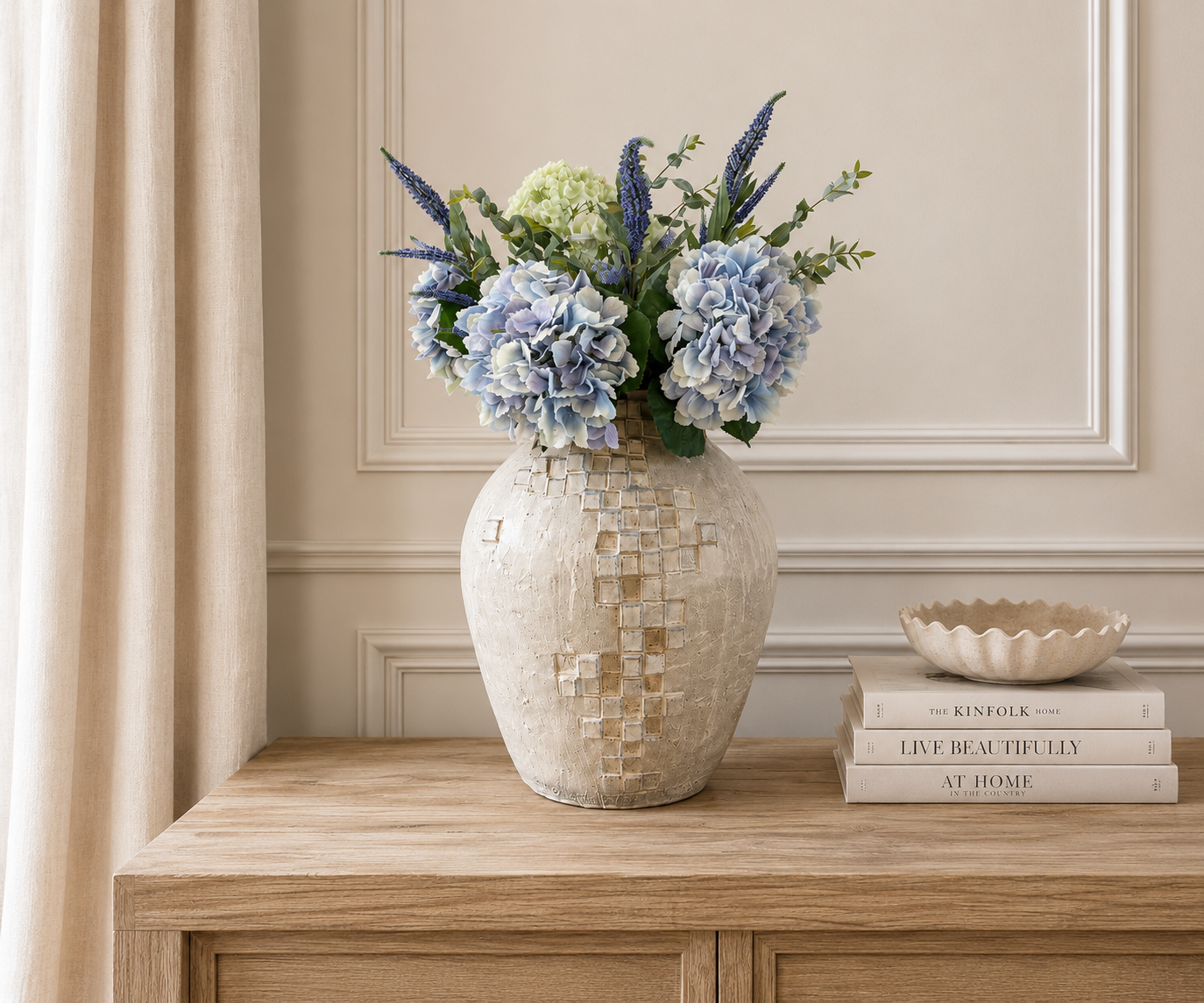 Cotswold Blue Hydrangea Arrangement