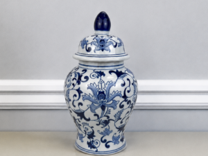 Mandarin 12" Ginger Jar with Lid
