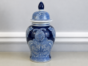 Paisley 12" Ginger Jar with Lid