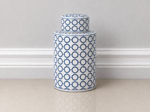 Hamptons 14" Cylinder Jar with Lid