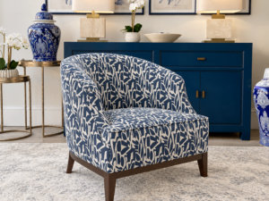 Archie Armchair in Positano Ink