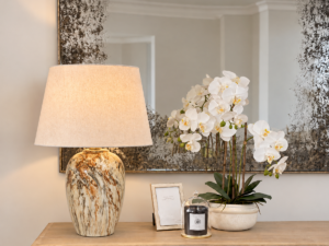 Luna Lamp & Shade in Brazilian Sand