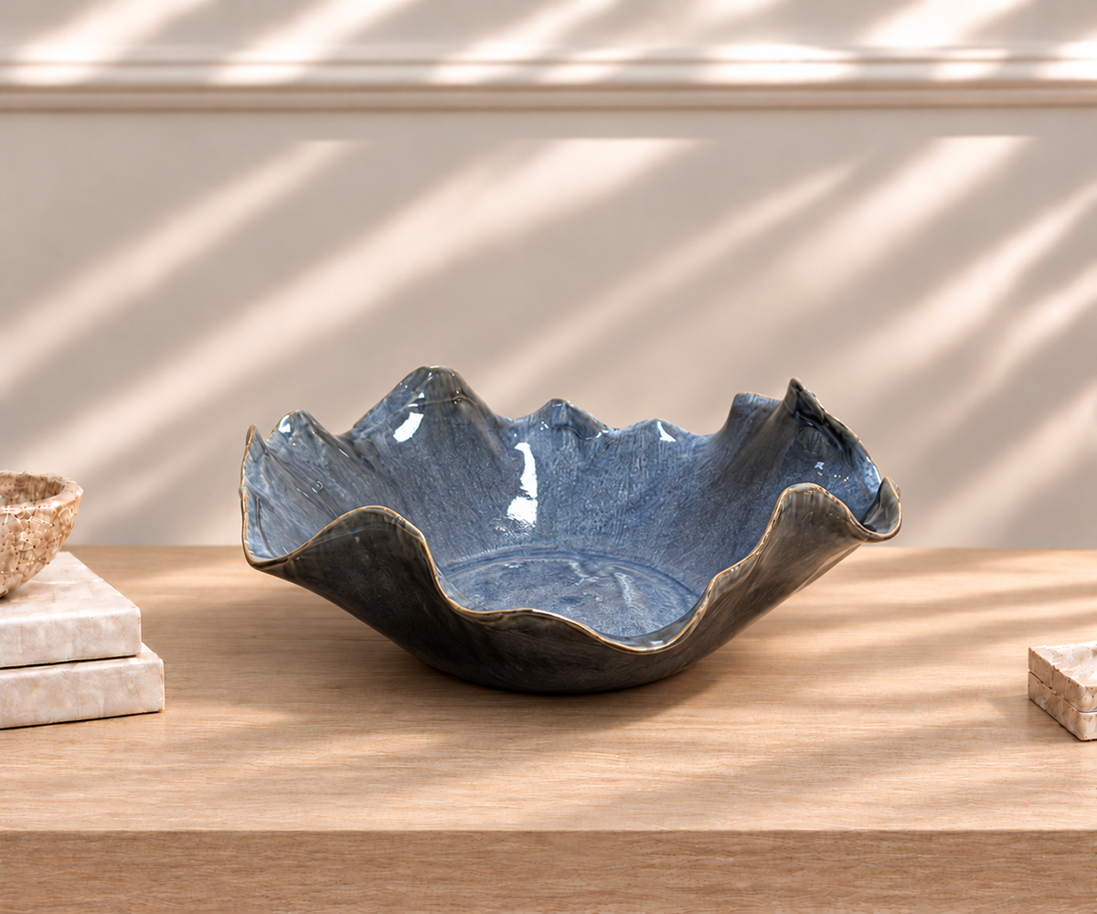 PRE-ORDER - Wave Bowl in Indigo - Large
