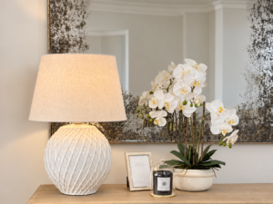 PRE-ORDER - Willow Lamp & Shade in Lucent White