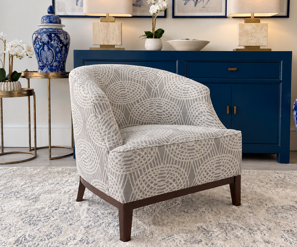 Archie Armchair in Mondello Silver